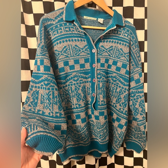 Vintage Acrylic Sweater A Benedetto Pullover - Picture 4 of 9